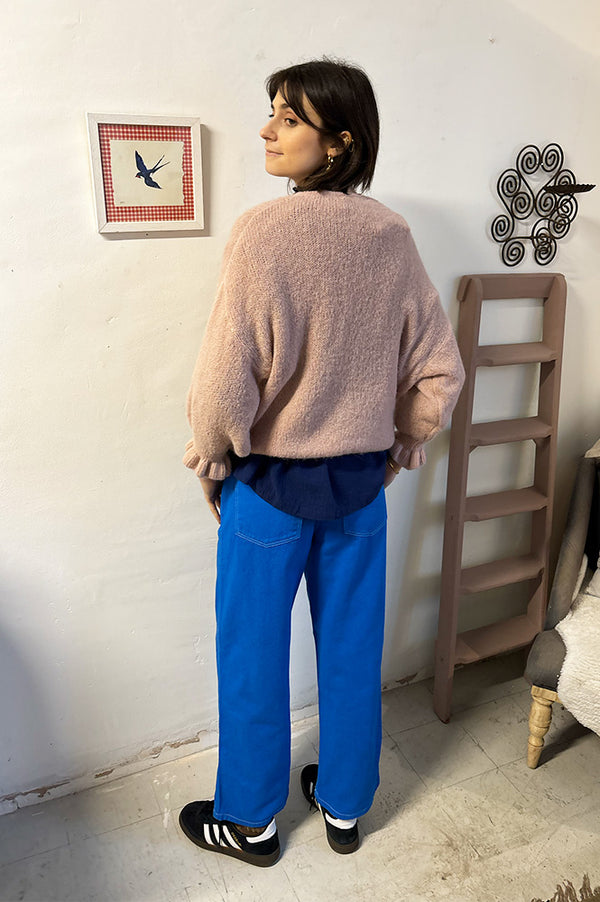 Marta Juliana Old Rose Cardigan - The Mercantile London