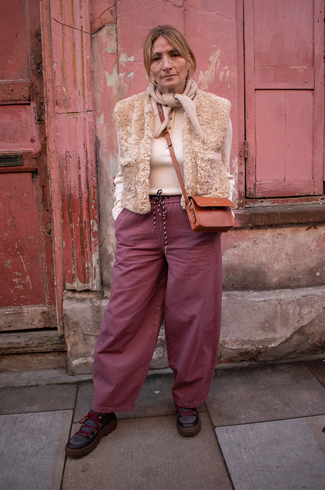 Object Natalie Rose Brown Loose Trousers