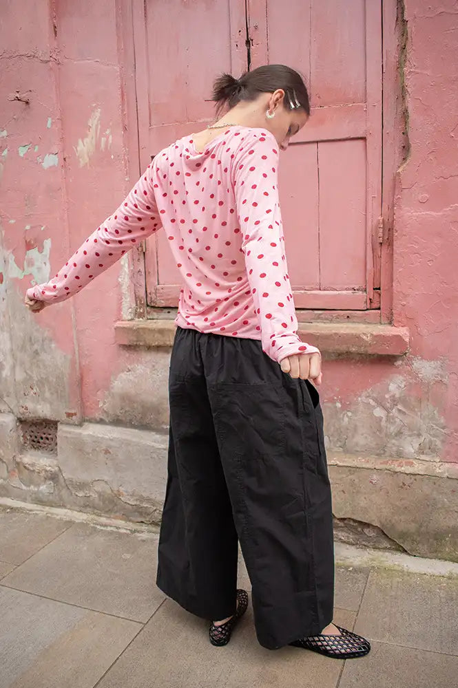 Marta Elissa Rose Polka Dot T-Shirt - The Mercantile London