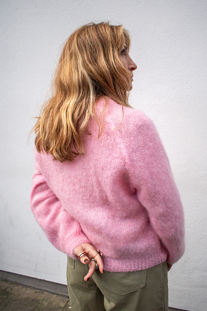 Noella Latora Baby Pink Mohair Jumper