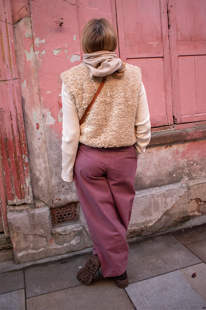 Object Natalie Rose Brown Loose Trousers