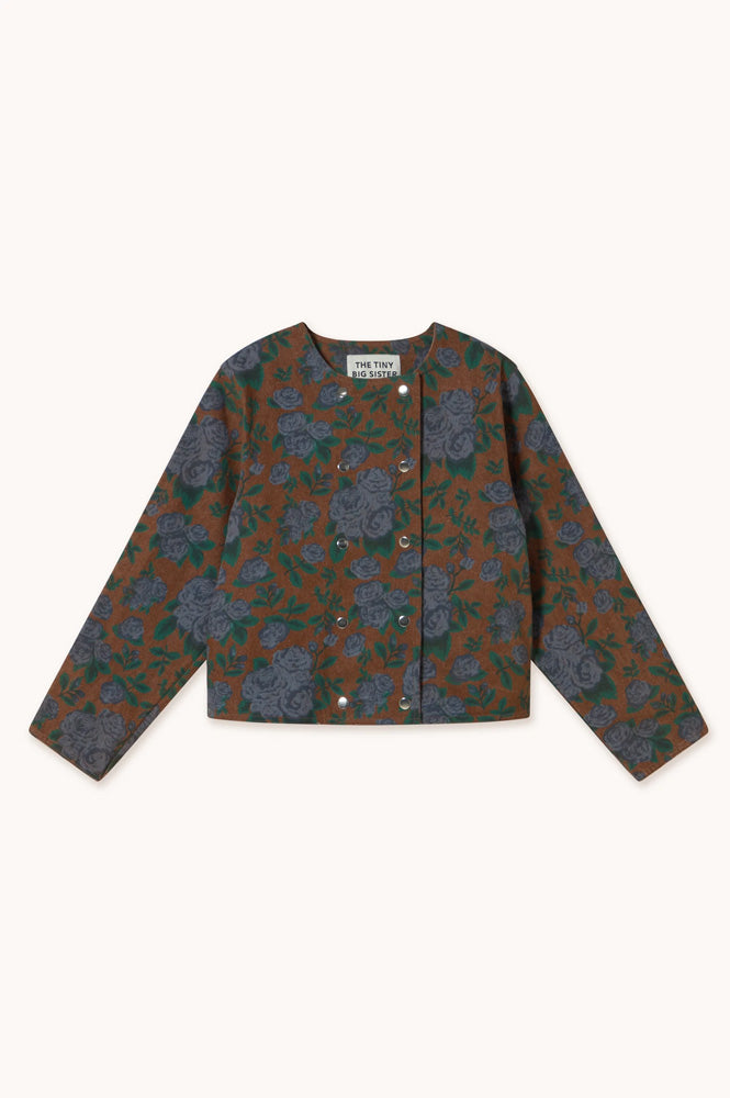 The Tiny Big Sister Roses Denim Jacket - The Mercantile London