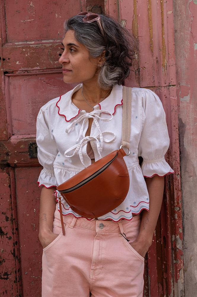 Bellerose Rosie Cognac Bag - The Mercantile London