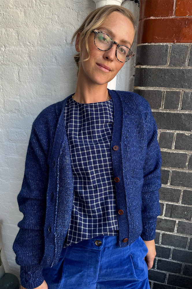 Emile Et Ida Cora Royal Blue Cardigan - The Mercantile London
