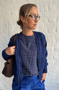 Emile Et Ida Cora Royal Blue Cardigan - The Mercantile London