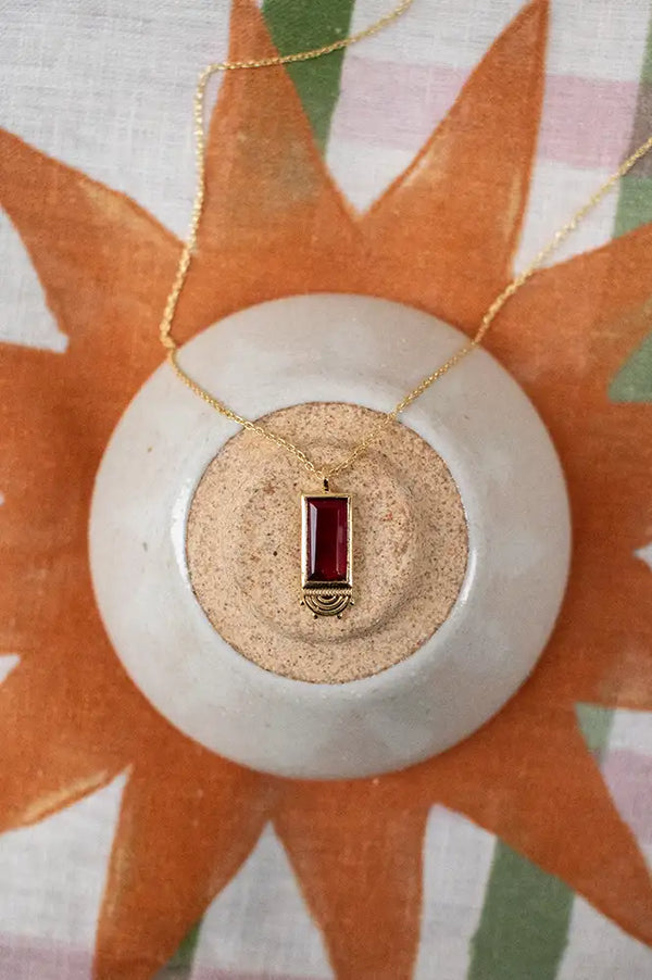Formation Mira Ruby Necklace - The Mercantile London