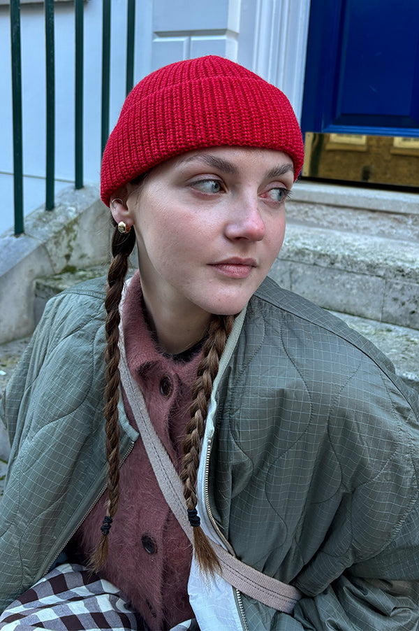 Rock + Ruby Walter Ruby Red Beanie