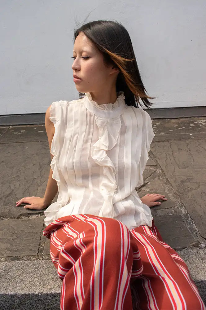 An'ge Sahanie Ecru Blouse
