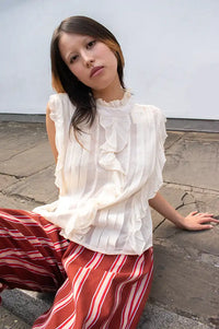 An'ge Sahanie Ecru Blouse