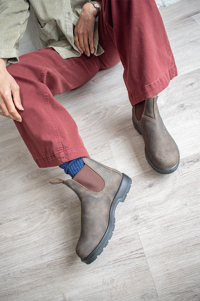 Blundstone 585 Rustic Brown Boots - The Mercantile London