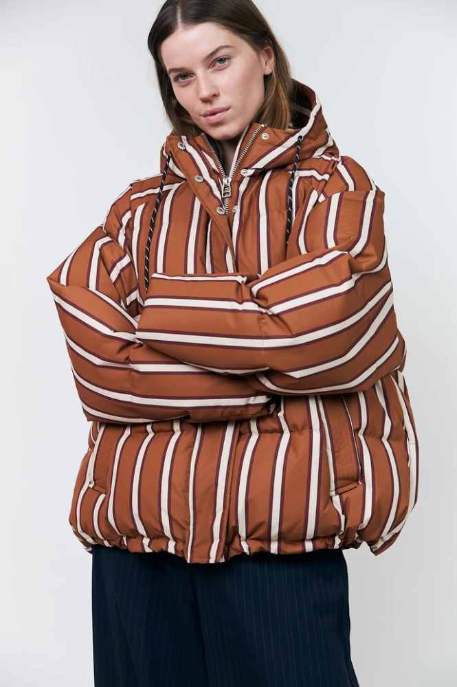 Lolly's Laundry Shelby Rust Stripe Jacket