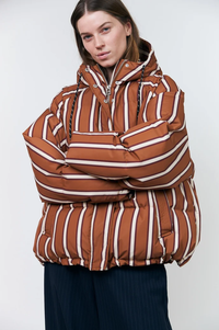 Lolly's Laundry Shelby Rust Stripe Jacket