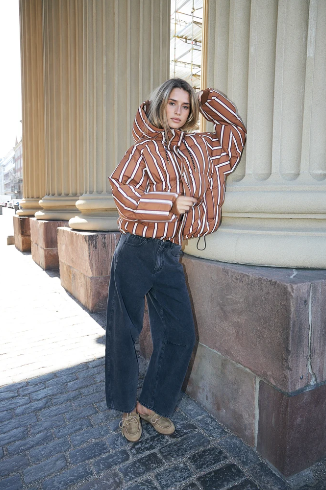 Lolly's Laundry Shelby Rust Stripe Jacket