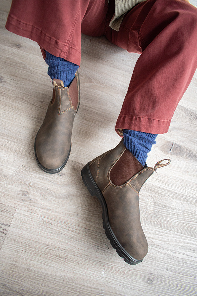 Blundstone 585 Rustic Brown Boots - The Mercantile London