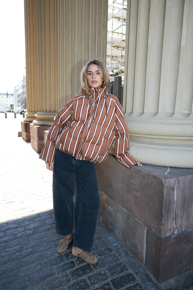 Lolly's Laundry Shelby Rust Stripe Jacket