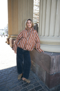 Lolly's Laundry Shelby Rust Stripe Jacket