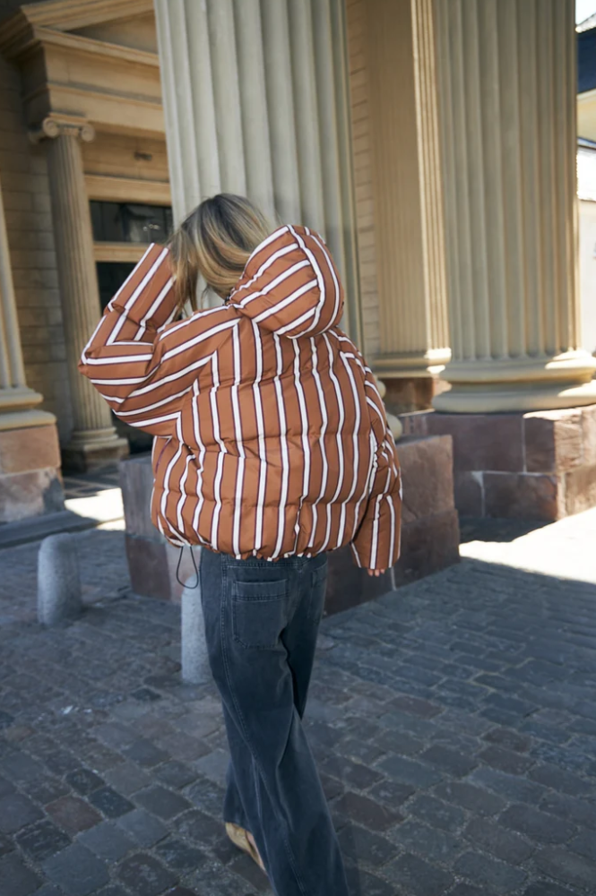 Lolly's Laundry Shelby Rust Stripe Jacket