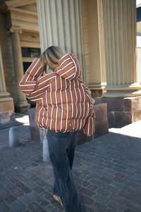 Lolly's Laundry Shelby Rust Stripe Jacket