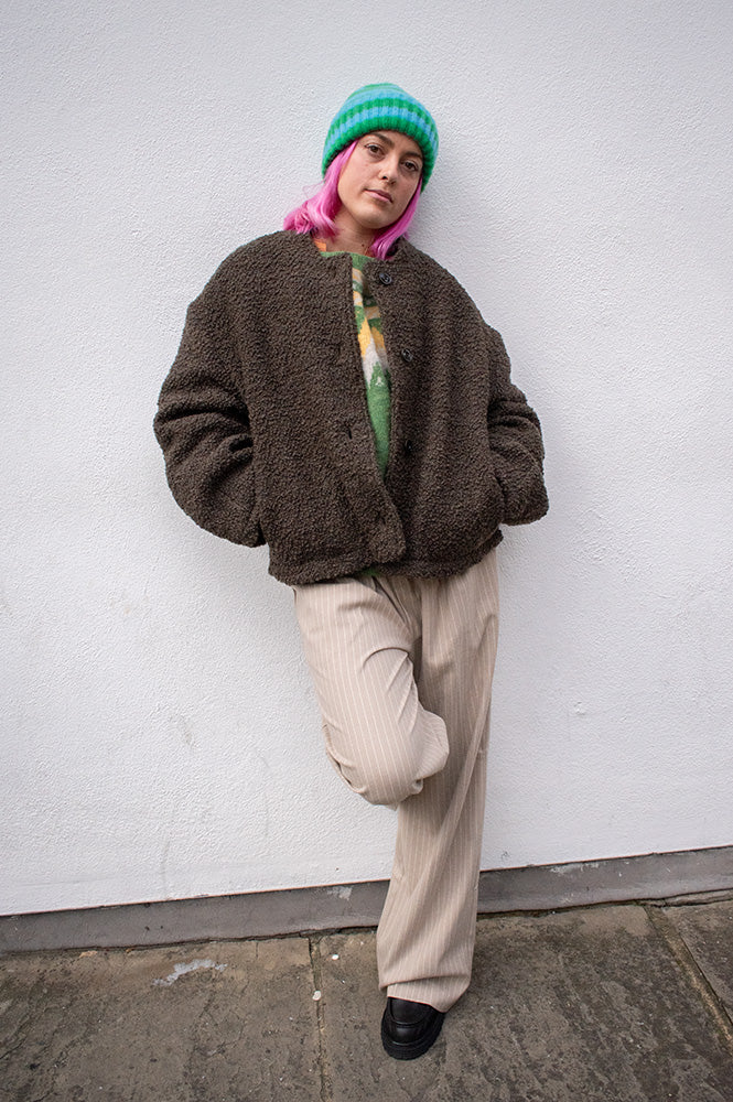 Sacrécoeur Jay Truffle Boucle Wool Jacket - The Mercantile London