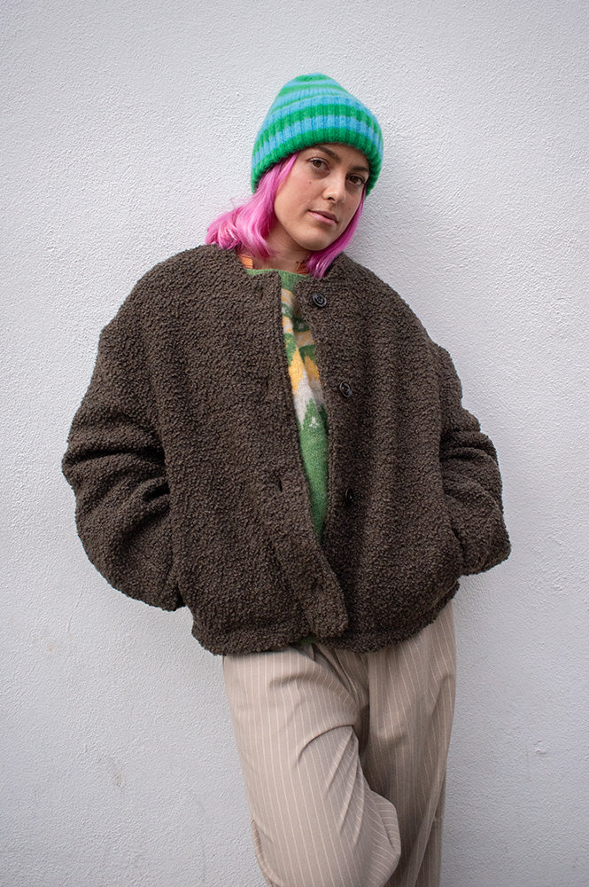 Sacrécoeur Jay Truffle Boucle Wool Jacket - The Mercantile London