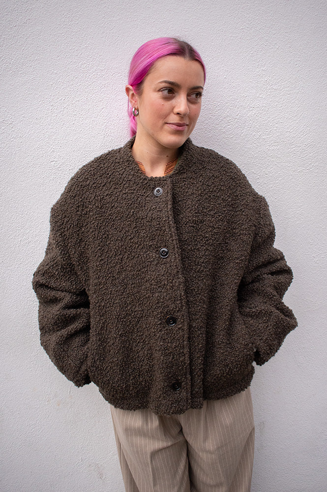 Sacrécoeur Jay Truffle Boucle Wool Jacket - The Mercantile London