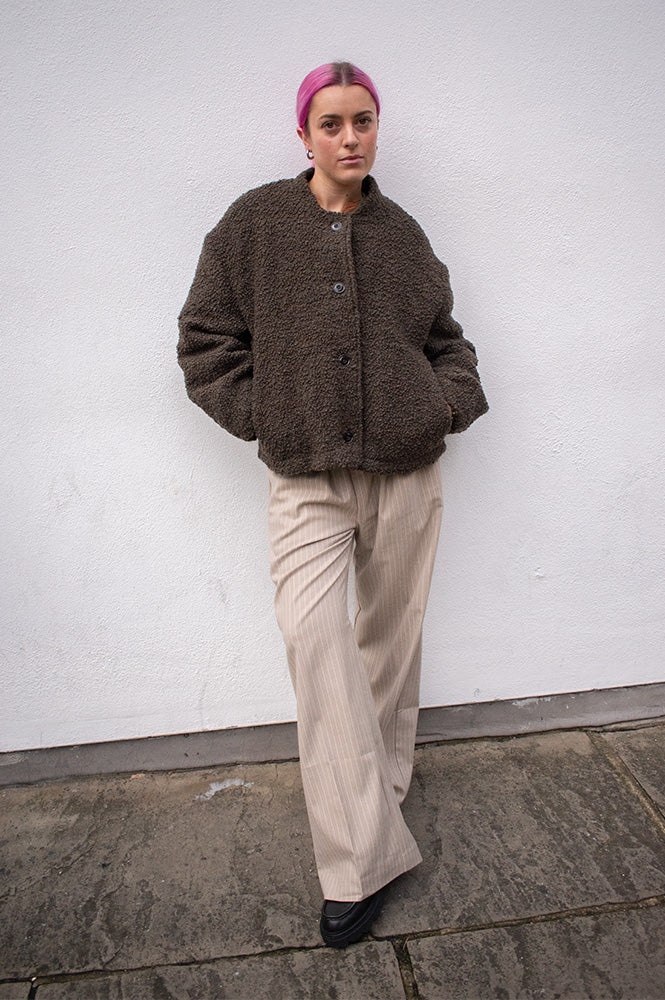 Sacrécoeur Jay Truffle Boucle Wool Jacket - The Mercantile London