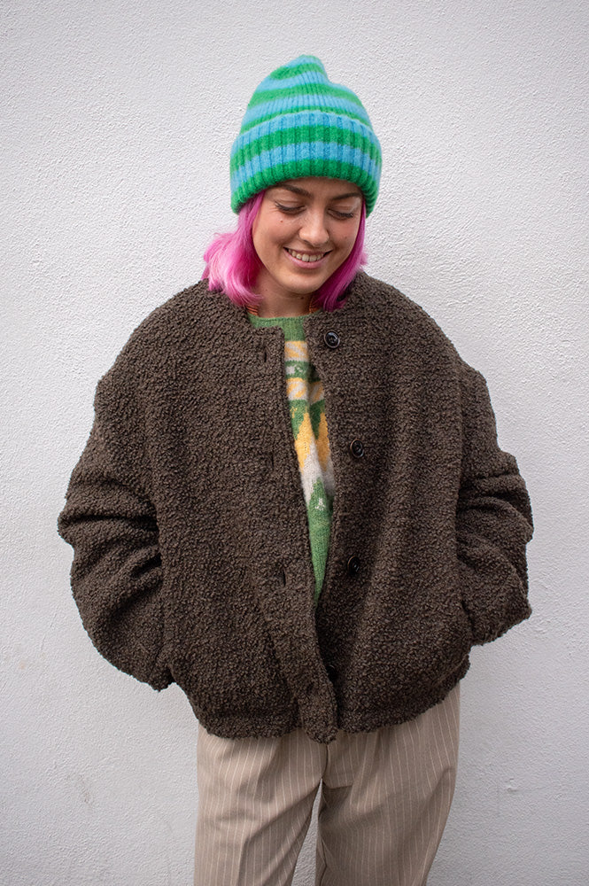 Sacrécoeur Jay Truffle Boucle Wool Jacket - The Mercantile London