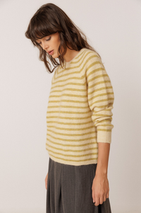 Indi & Cold Sailor Safari Green Stripe Knit