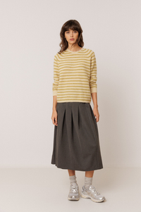 Indi & Cold Sailor Safari Green Stripe Knit