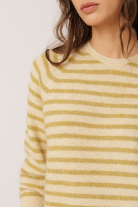Indi & Cold Sailor Safari Green Stripe Knit