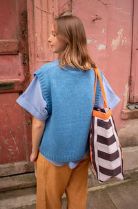 Stella Nova Anchor Blue Sea Vest - The Mercantile London