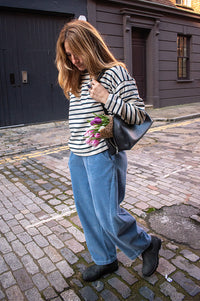 Le Bon Shoppe Navy Stripe Sailor Top