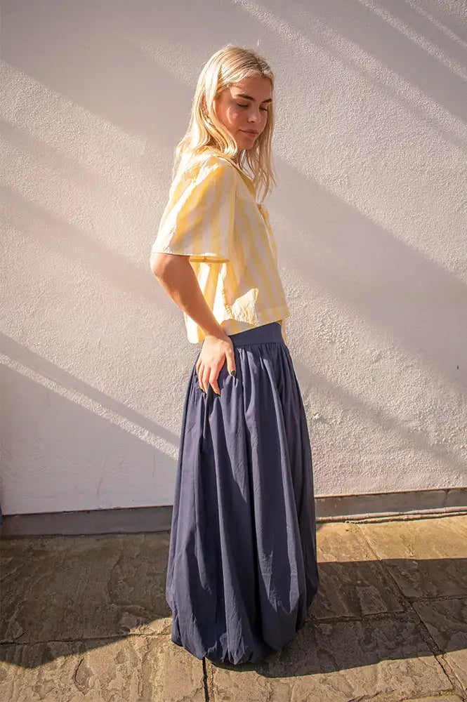 The Tiny Big Sister Yellow Striped Blouse - The Mercantile London