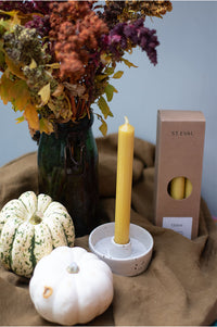 St. Eval Ochre Dinner Candles - The Mercantile London