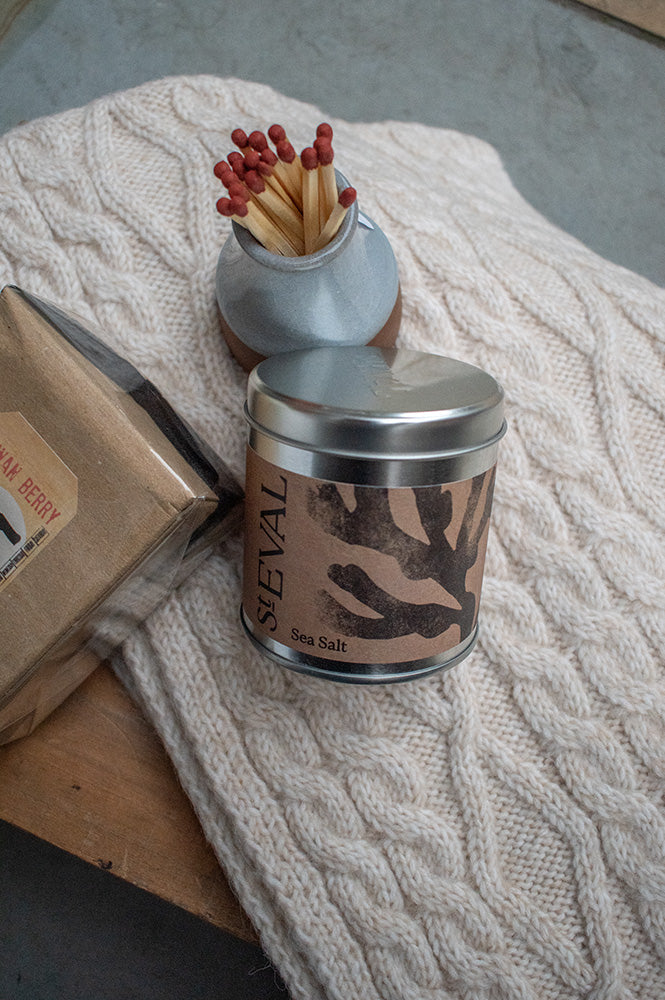 St. Eval Sea Salt Scented Tin Candle - The Mercantile London