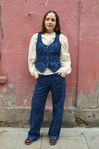 Seventy + Mochi Margot Baroque Nightfall Jeans - The Mercantile London