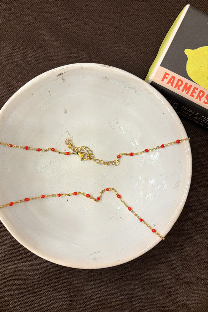 and danu Sand Red Necklace