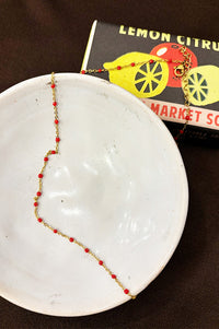 and danu Sand Red Necklace