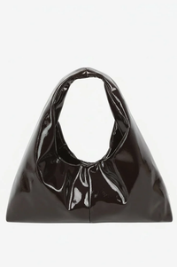 Hvisk Sarah Glossy Umber Brown Bag