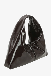 Hvisk Sarah Glossy Umber Brown Bag