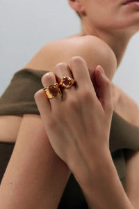 Shyla Savina Chunky Ring - The Mercantile London