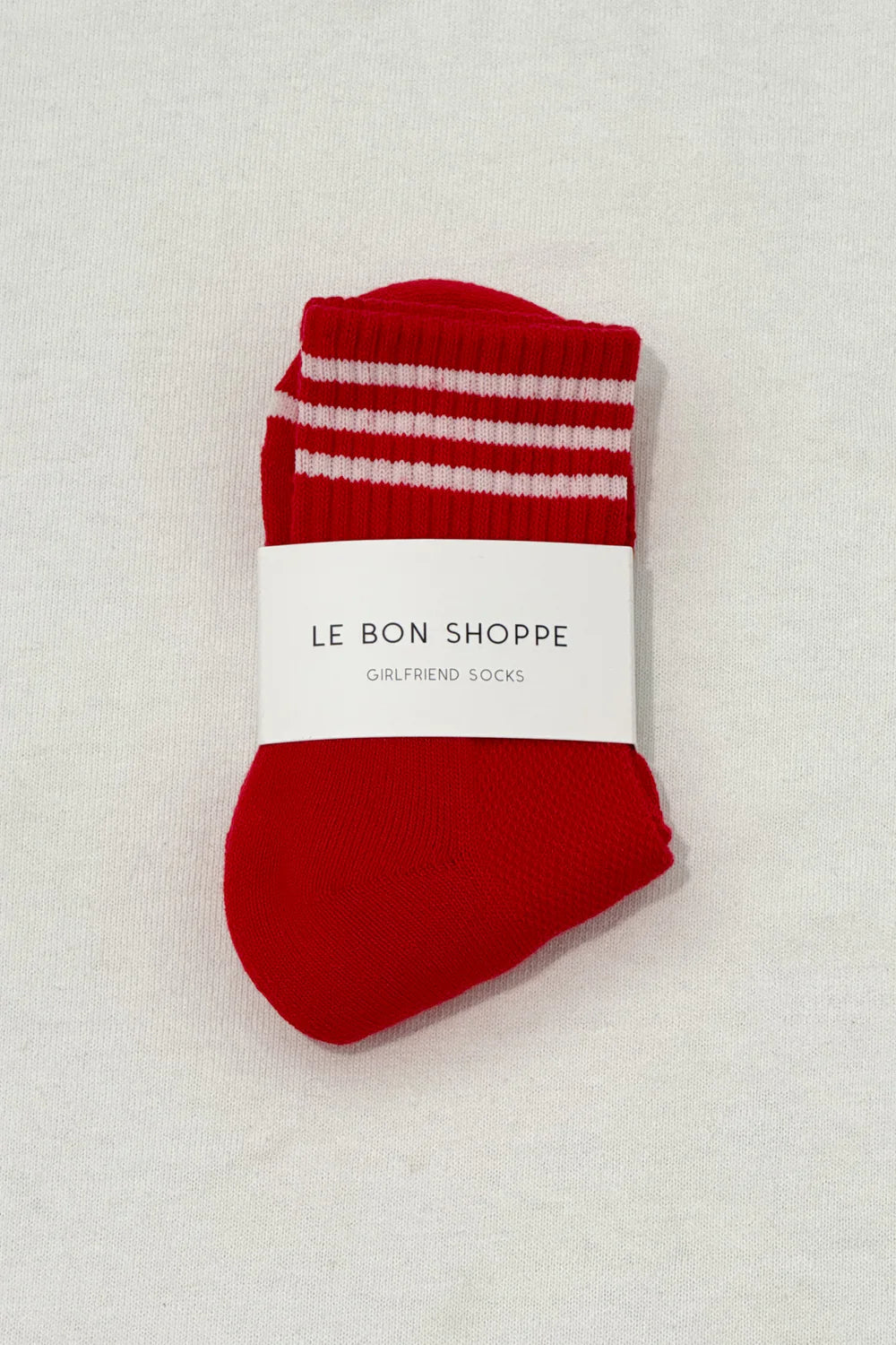 Le Bon Shoppe Girlfriend Scarlet Socks - The Mercantile London