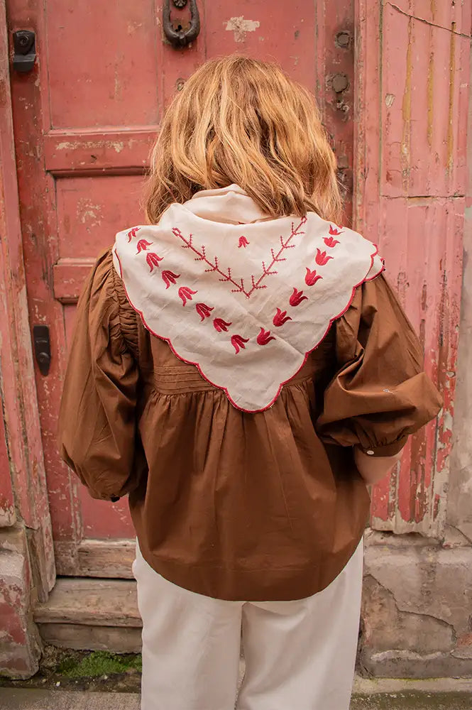 ICHI Manu Birch Scarf - The Mercantile London