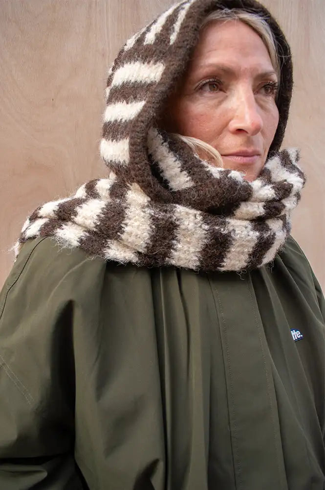 Object Milu Java Striped Scarf Balaclava