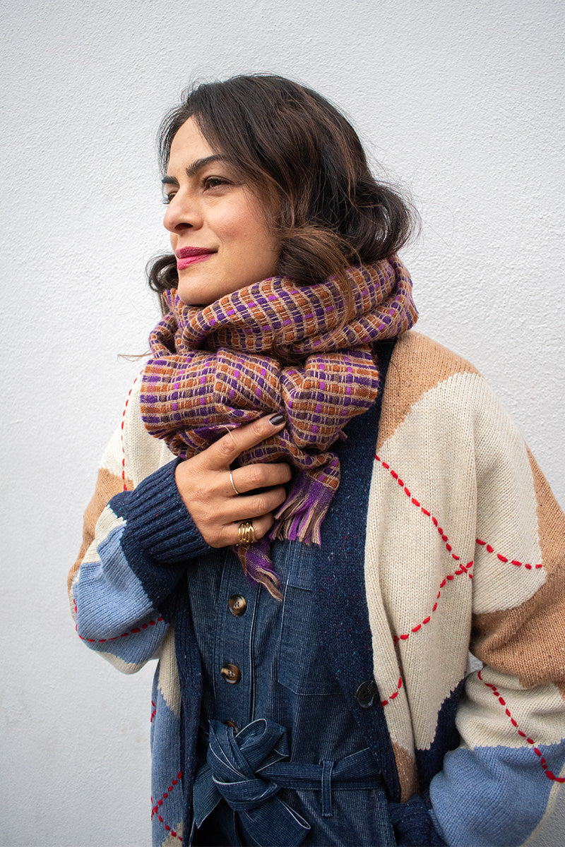 Sessùn Pio Sunset Ballad Woven Scarf - The Mercantile London