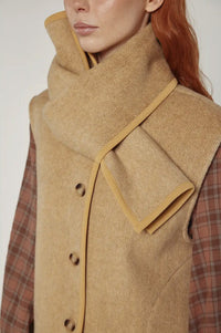 Amente Cashew Scarf Vest