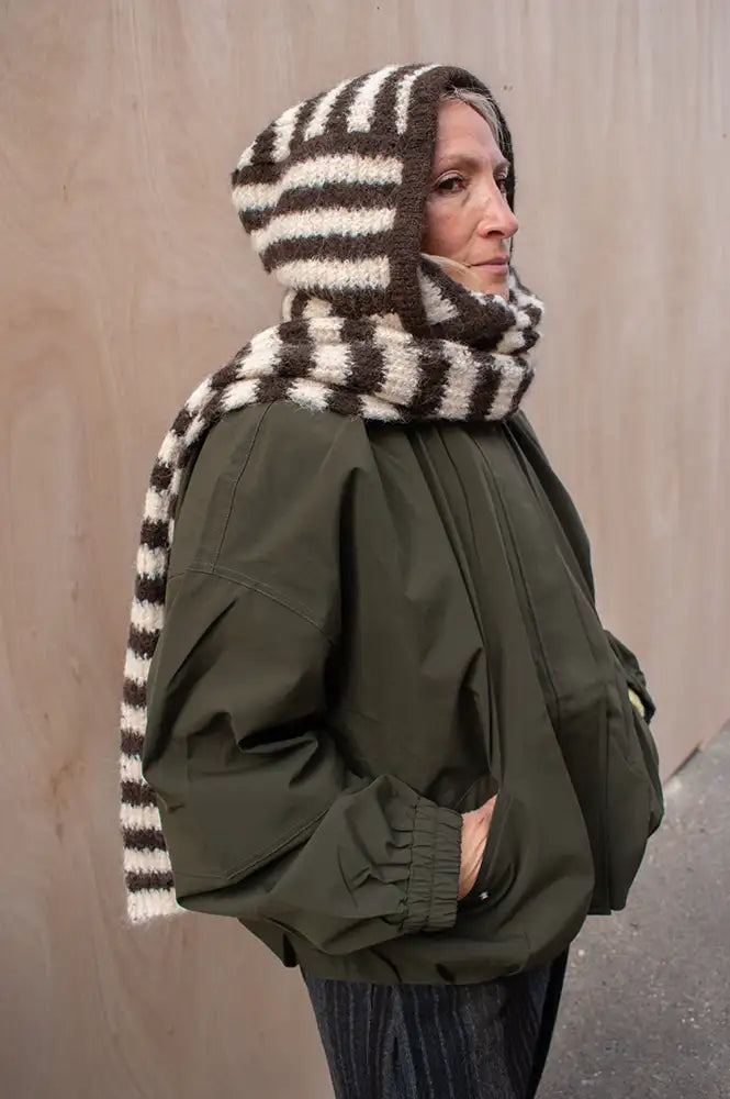 Object Milu Java Striped Scarf Balaclava