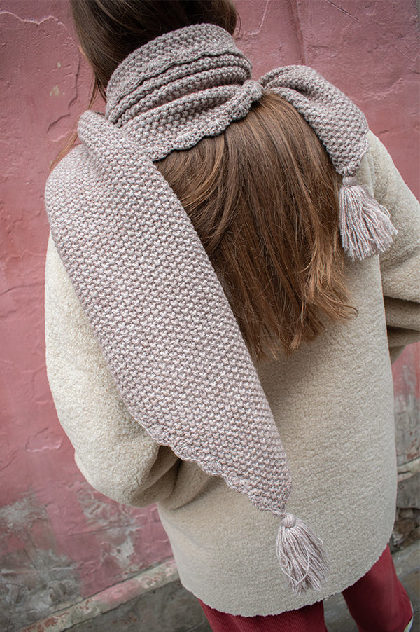 Louise Misha Pompon Ficelle Scarf - The Mercantile London