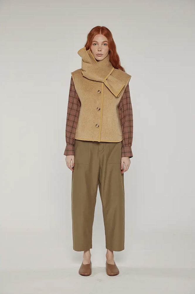 Amente Cashew Scarf Vest