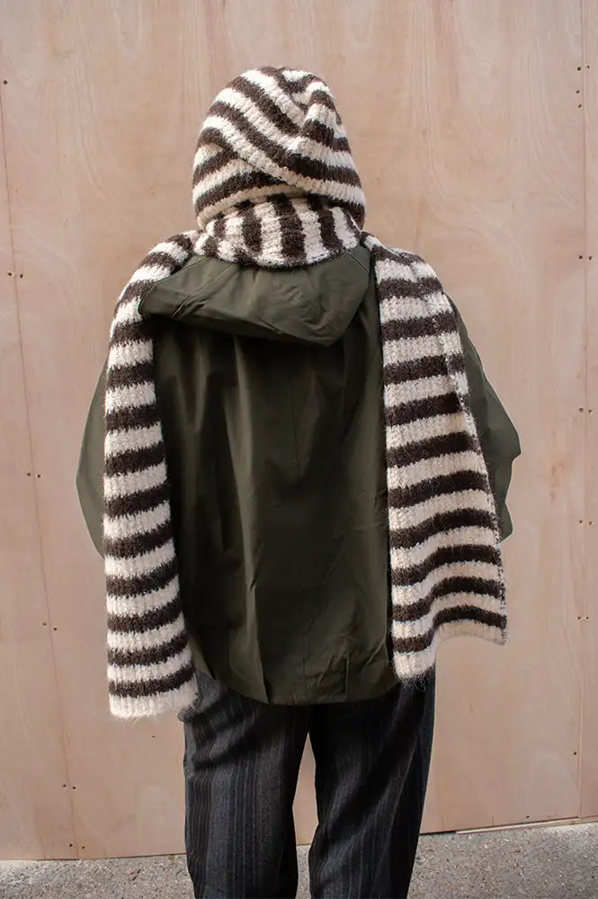 Object Milu Java Striped Scarf Balaclava